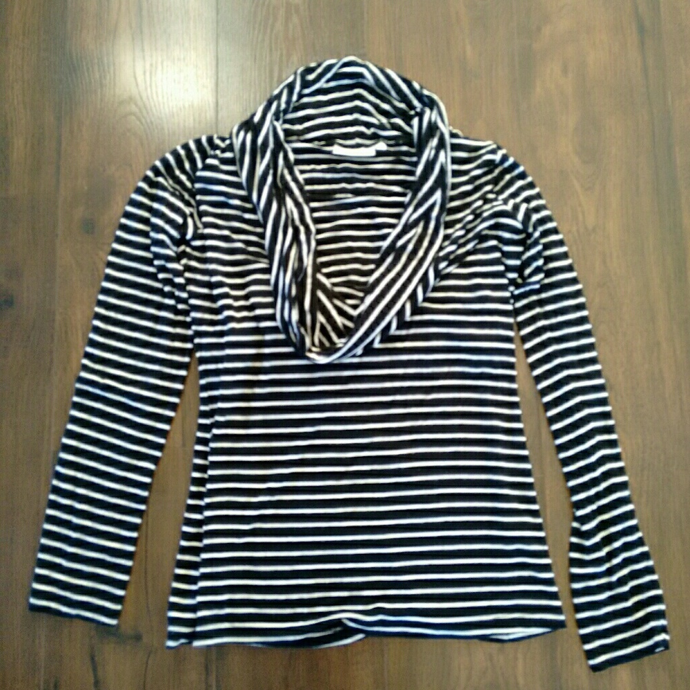 Cowl-Neck Maternity/Nursing Top